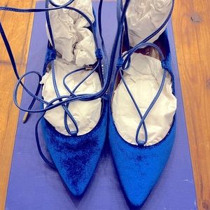 NEW Aquazurra Christy Flats